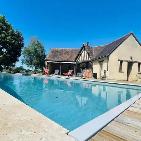 évasion Champêtre : Maison Avec Piscine, Tennis, Et étang Au Cœur De 50 Hectares De Forêt - Fr-1-410-307 *